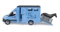 Miniatyrbillede 2 af 5: BRUDER MB Sprinter Animal Transporter with 1 horse, 02674