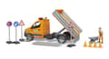 Miniatyrbillede 3 af 5: BRUDER MB Sprinter municipal vehicle including light and sound module, driver and accessories, 02677