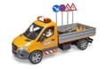 Miniatyrbillede 4 af 5: BRUDER MB Sprinter municipal vehicle including light and sound module, driver and accessories, 02677