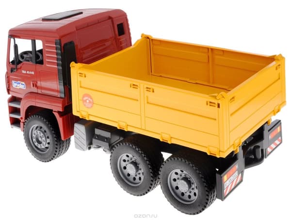 BRUDER MAN TGA Dump Truck and Liebherr Excavator, 02751