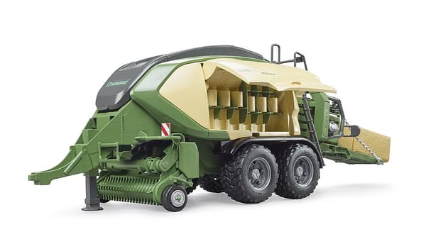 BRUDER Krone BigPack 1290HDP VC with 2 block hay bales, 02033