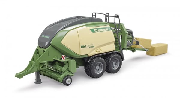 BRUDER Krone BigPack 1290HDP VC with 2 block hay bales, 02033