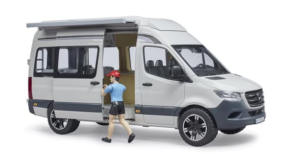 BRUDER MB Sprinter Camper with driver, 02672