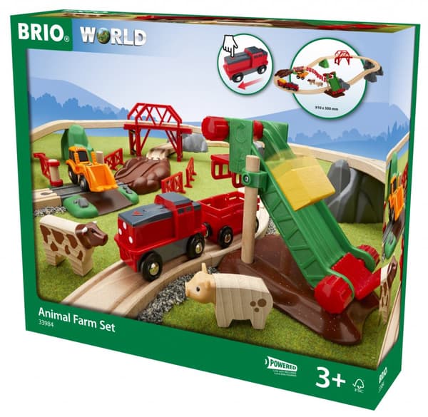 BRIO train set Animal Farm, 33984