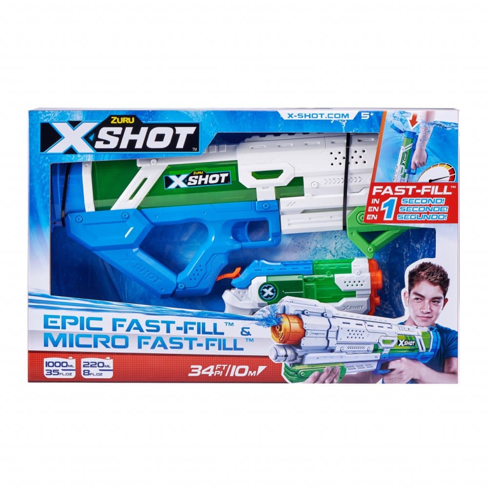 XSHOT set of water guns Epic FastFill ir Micro FastFill, 56222 CDON
