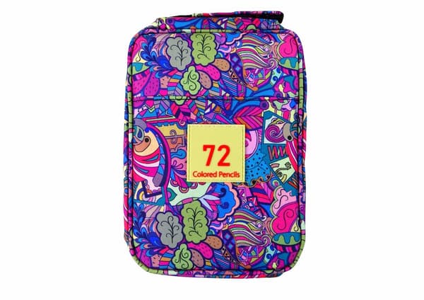 Little Artist's Set in a Pencil Case, Crayons, 72 pcs.