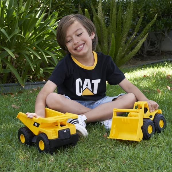 CAT construction fleet, 2 pack - dump truck & wheel loader, 82046