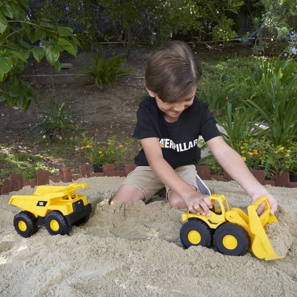 CAT construction fleet, 2 pack - dump truck & wheel loader, 82046