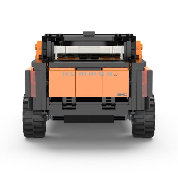 RASTAR 1:30 assemble car model Hummer EV, assort., orange/yellow, 454 parts, 93700
