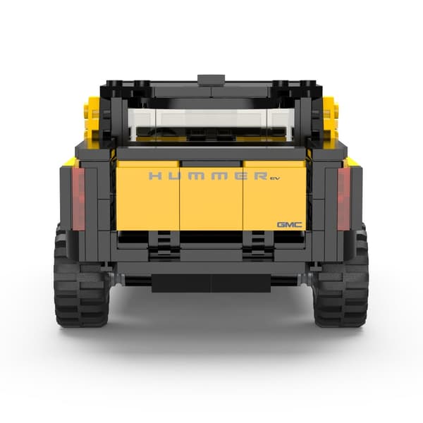 RASTAR 1:30 assemble car model Hummer EV, assort., orange/yellow, 454 parts, 93700