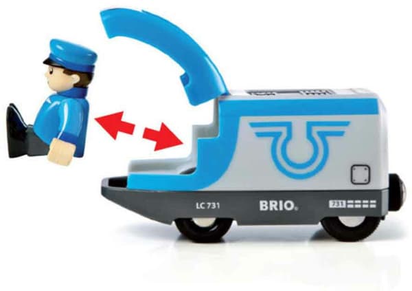 BRIO RAILWAY Travel Battery Train, 33506
