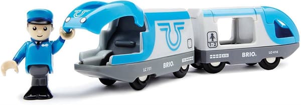 BRIO RAILWAY Travel Battery Train, 33506