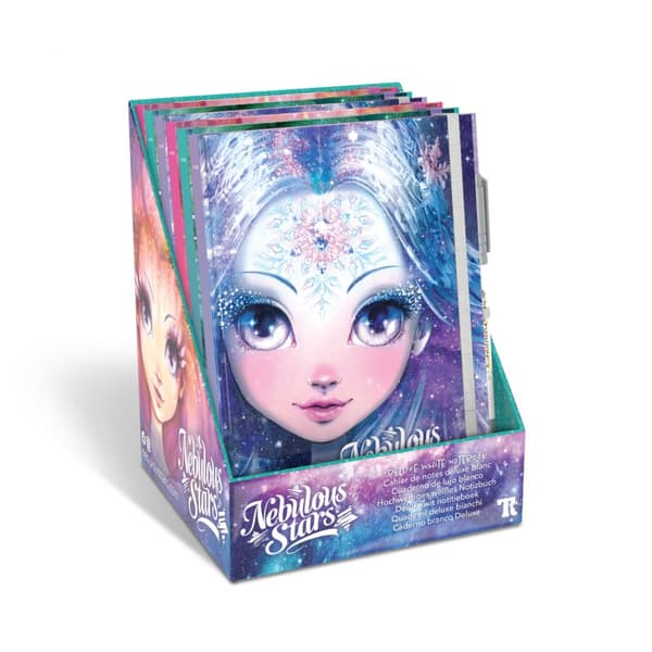 NEBULOUS STARS notebook Deluxe, white, assortment,11579