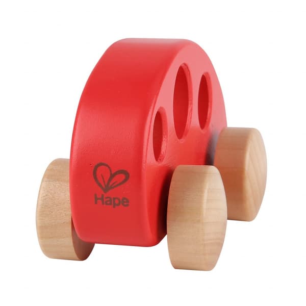 HAPE wooden toy Mini Van,red, E0052A