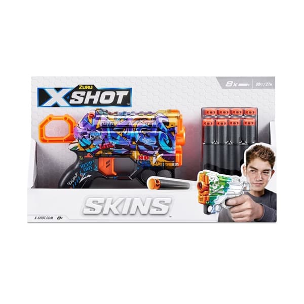XSHOT toy gun Skins Menace, assort., 36515