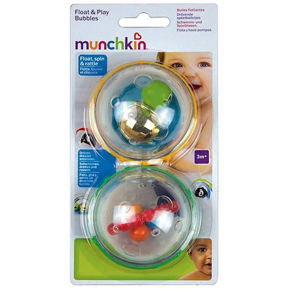 MUNCHKIN Float and Play Bubbles Baby and Toddler Bath Toy, 4m+, 2 pcs, 9004801