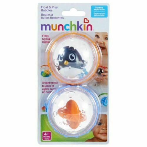 MUNCHKIN Float and Play Bubbles Baby and Toddler Bath Toy, 4m+, 2 pcs, 9004801