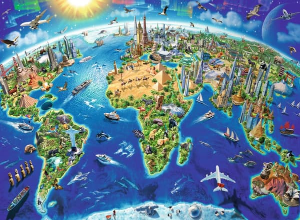 RAVENSBURGER puzzle Blossom Park 500p, 12722