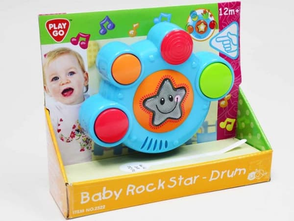 PLAYGO INFANT&TODDLER drum B/O, 2522