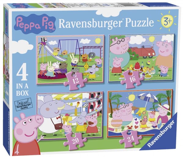 RAVENSBURGER puzzle Peppa Pig 12/16/20/24pcs., 06958