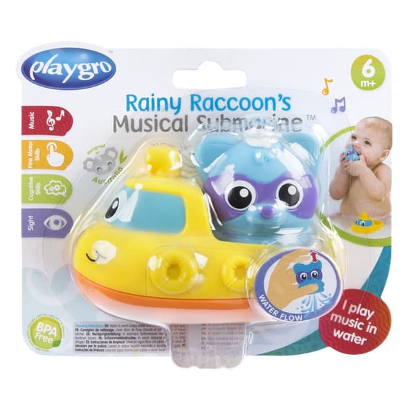 PLAYGRO musicla toy Rainy Raccoon's Submarine, 4087629
