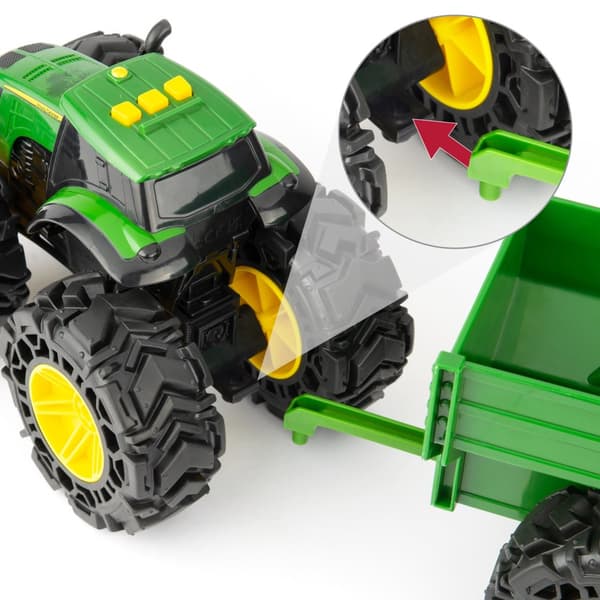 JOHN DEERE tractor with wagon, 47353