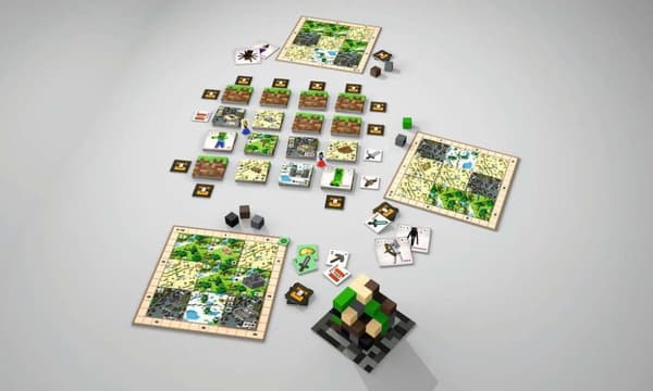 RAVENSBURGER board game Minecraft Builders & Biomes (LT, LV, EE), 27088