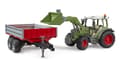 Pikkukuva 1 / 5: BRUDER 1:16 Fendt Vario 211 tractor with frontloader and tipping trailer, 02182