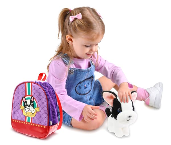 CUTEKINS plush dog with carry case Poochi Poo, 35046