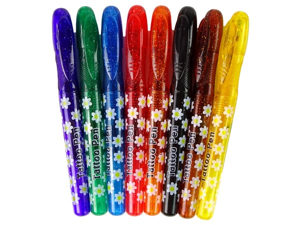 Tattoo Set Colored Markers