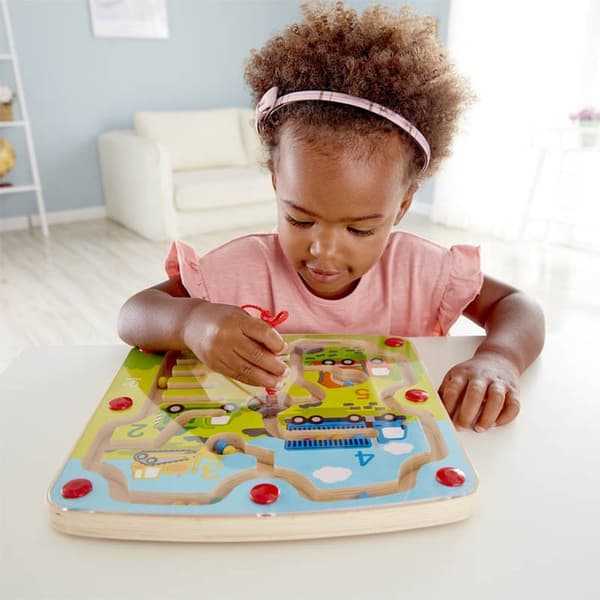 HAPE educational toy Construction & Number Maze, E1713