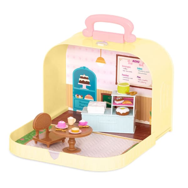LI'L WOODZEEZ pastry shop playset in carry case, WZ6600Z