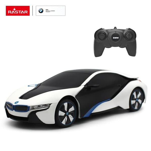 RASTAR RC car 1:24 BMW i8-UV Sensitive Collection, 48400-4