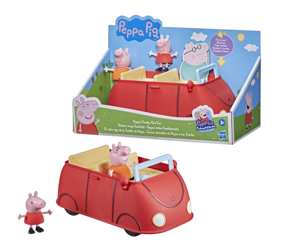 PEPPA PIG Playset Family Red Car
