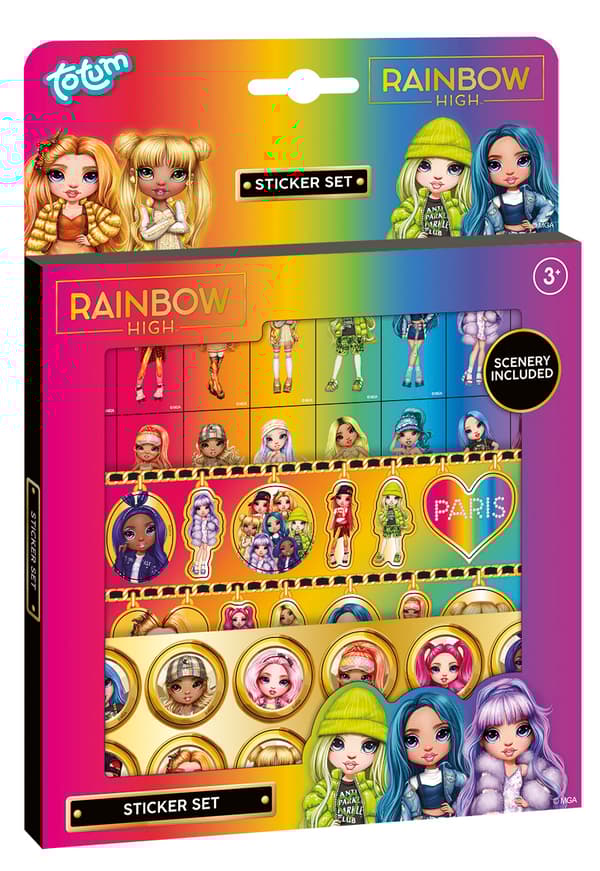 TOTUM RAINBOW HIGH Sticker Set, 620407