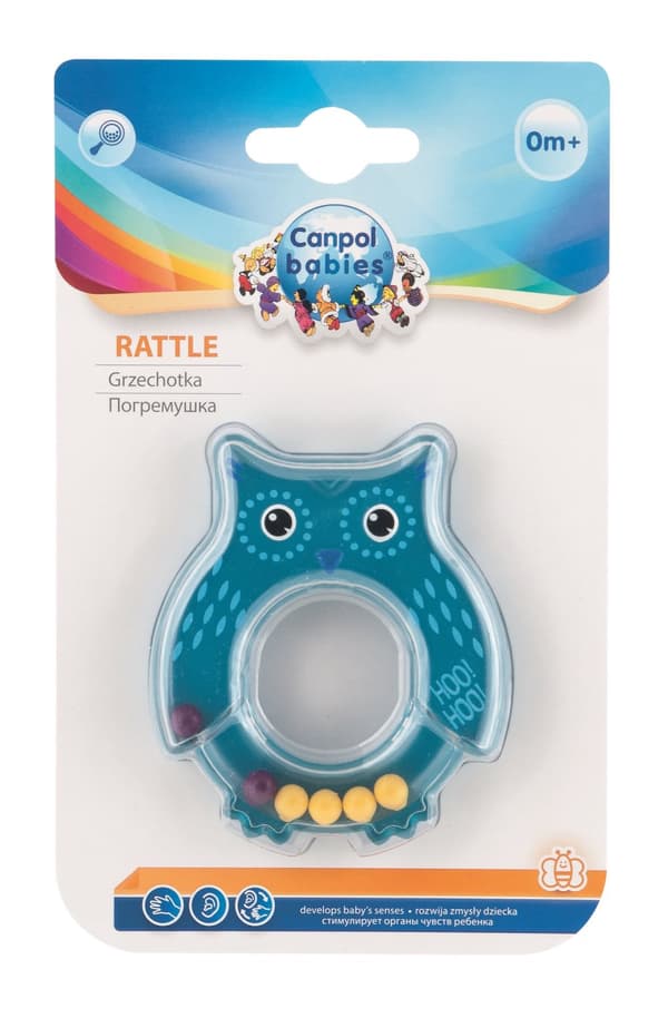 CANPOL BABIES rattle Owl 2/187 blue