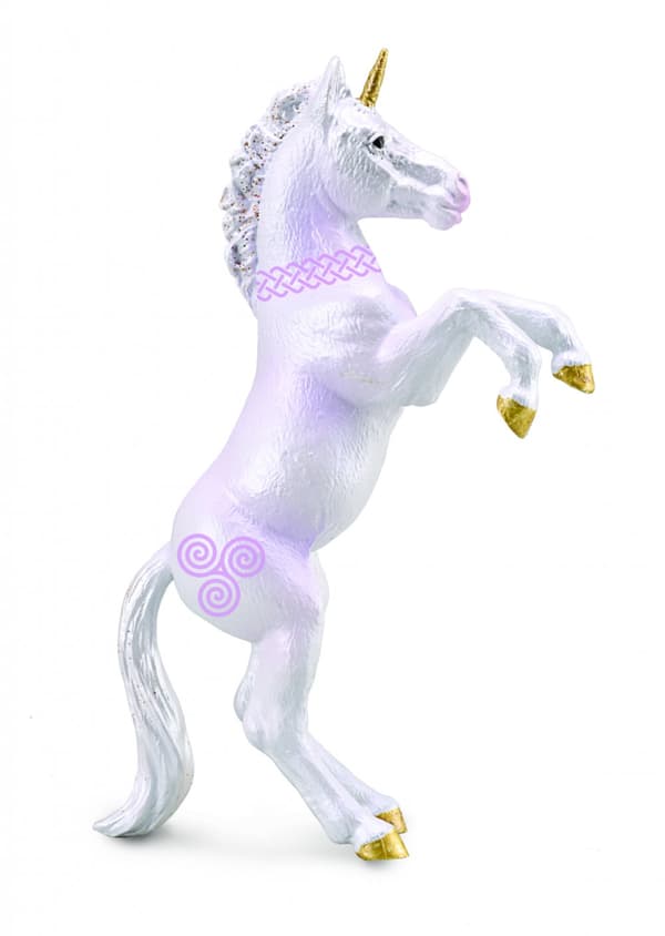 COLLECTA unicorn foal rearing, pink, (M)88855