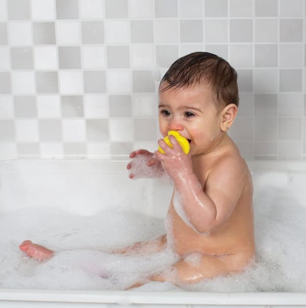 PLAYGRO pilnai uždari vonios žaislai Bright Baby Duckies, 0188411