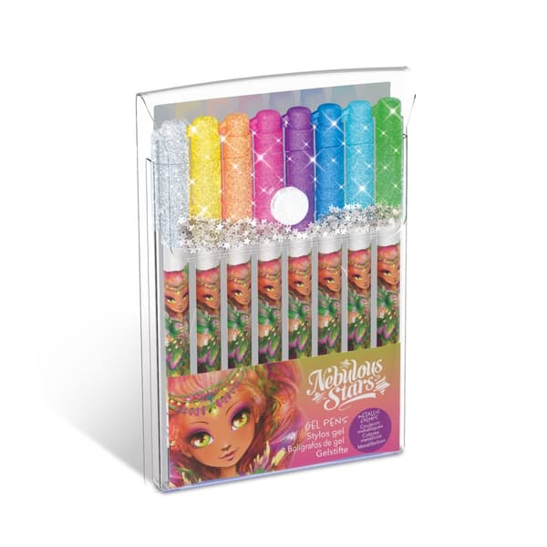 NEBULOUS STARS gel pen 8 pcs., assort., 11576