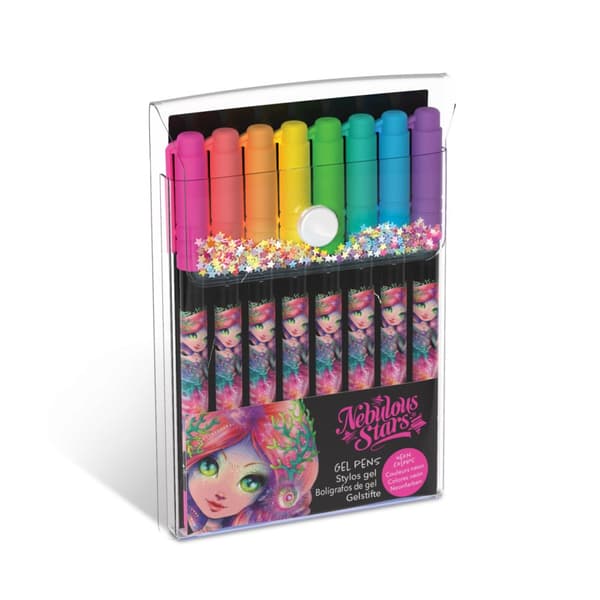 NEBULOUS STARS gel pen 8 pcs., assort., 11576
