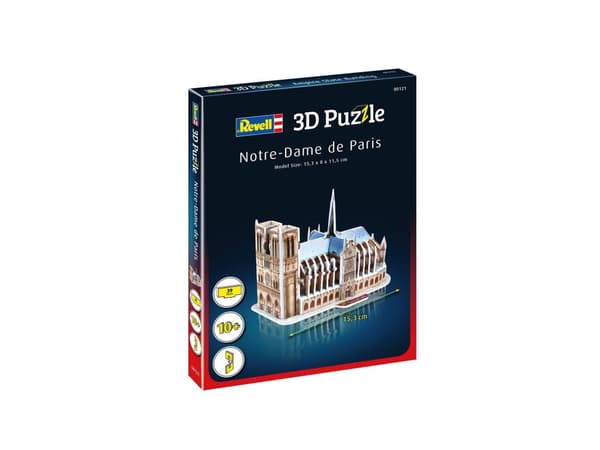 REVELL 3D dėlionė Notre Dame de Paris, 39d., 00121