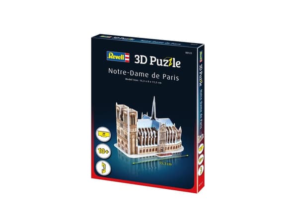 REVELL 3D dėlionė Notre Dame de Paris, 39d., 00121