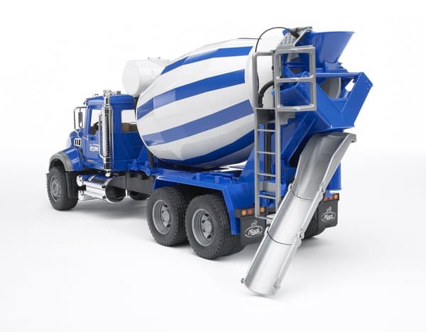BRUDER cement mixer truck MACK Granite, 02814