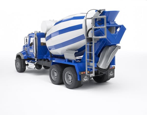 BRUDER cement mixer truck MACK Granite, 02814