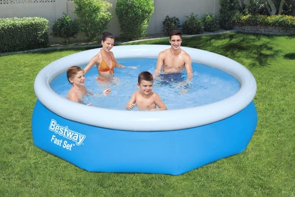Swimming pool flange 300X76cm+filter B57270