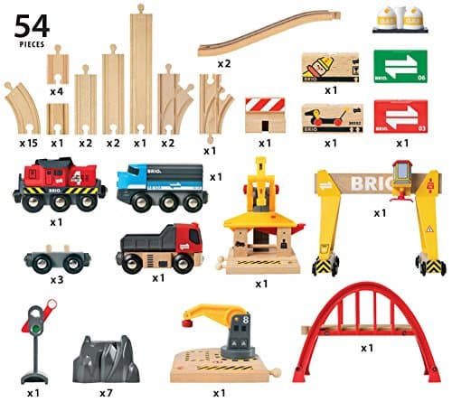BRIO cargo railway deluxe set, 33097