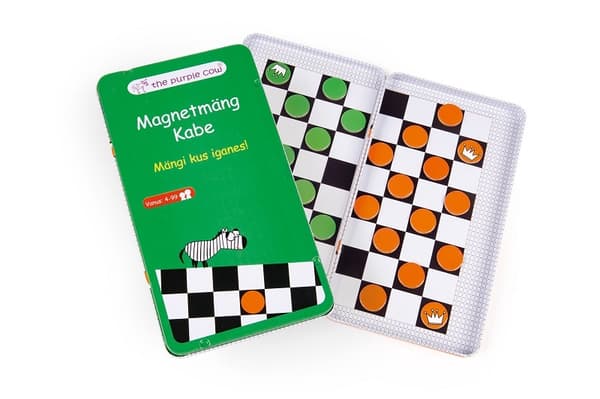PURPLE COW travel game Checkers, 797