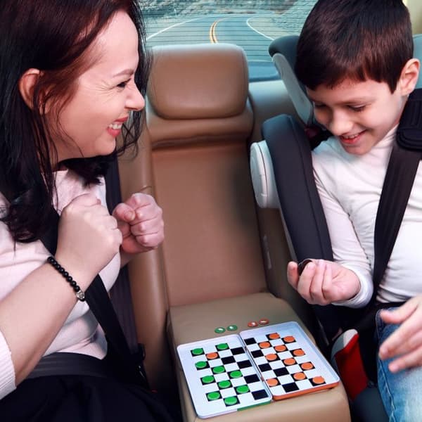 PURPLE COW travel game Checkers, 797