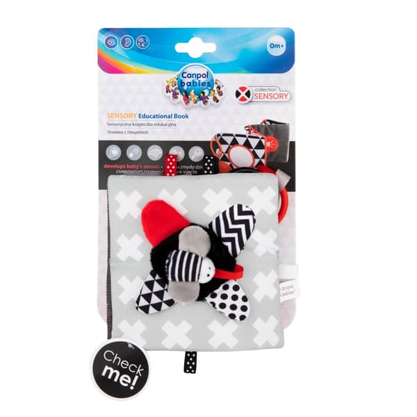 Canpol babies Soft Contrast Book SENSORY TOYS 68/081