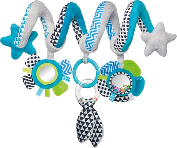 CANPOL BABIES interactive crib/pram toy Zig Zag, 68/063_blu